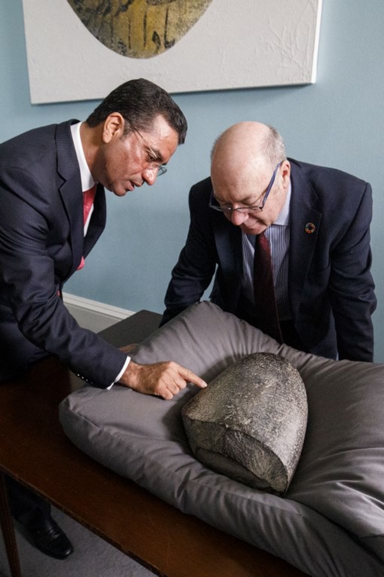 القطعة الأثرية المقرّر تسليمها إلى العراق