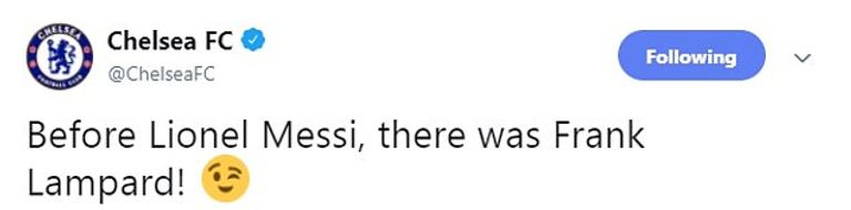 فرانك لامبارد وليونيل ميسي