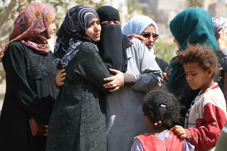 إحدى الأمهات اليمنية