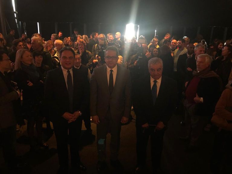 كلمة وزير الآثار المصري في المؤتمر الصحفي بباريس