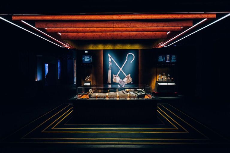 مقتنيات الملك توت عنخ آمون بالمتحف المصري - أرشيفية