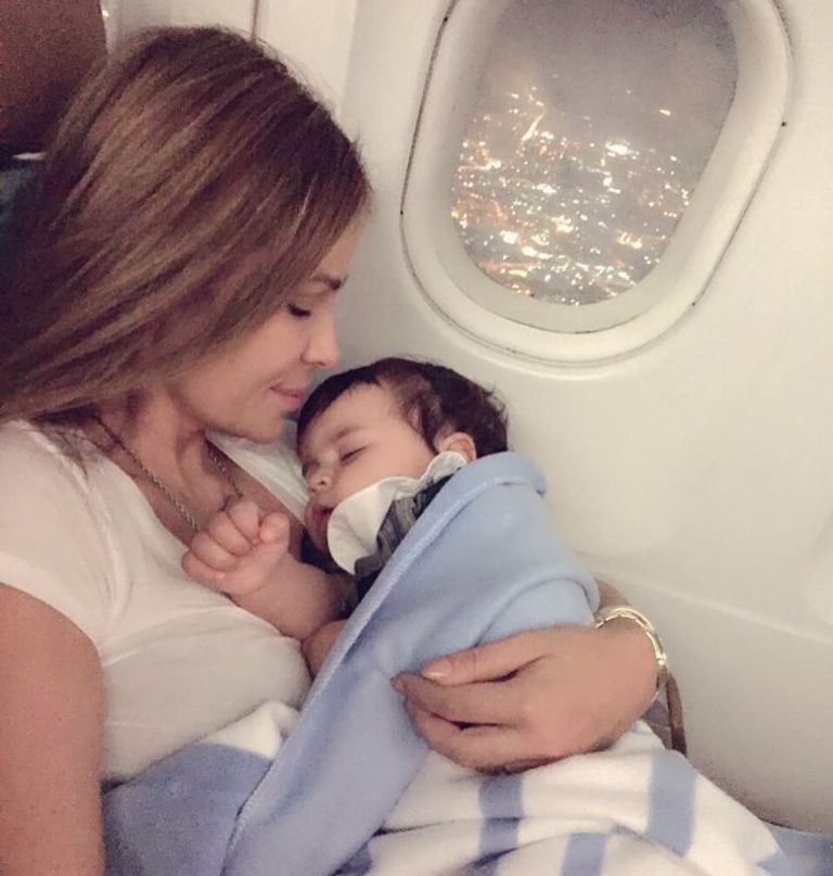 كارول سماحة مع ابنتها تالا