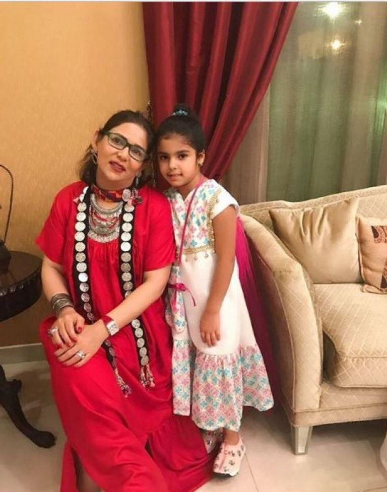 كارول سماحة مع ابنتها تالا