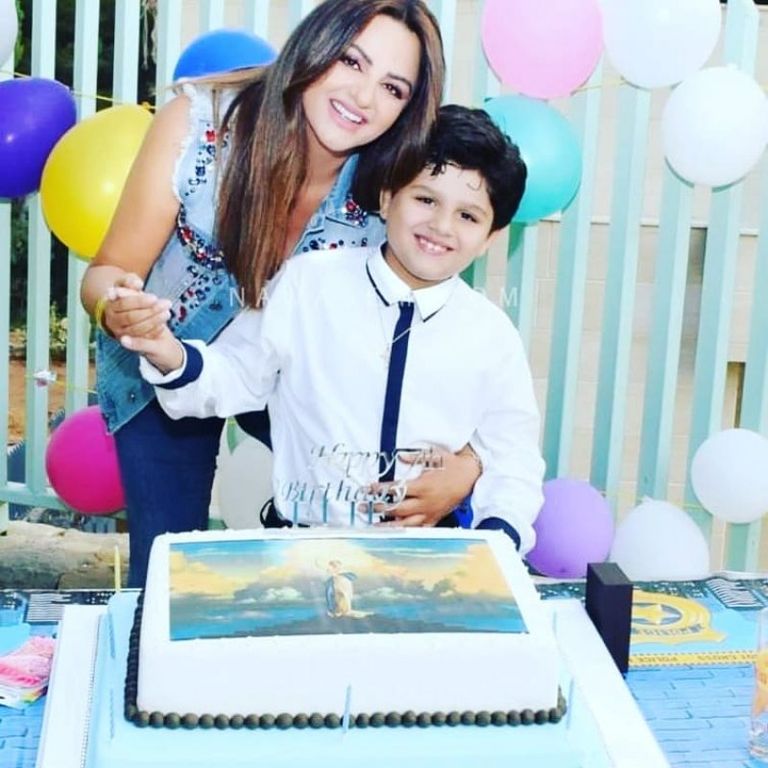 كارول سماحة مع ابنتها تالا