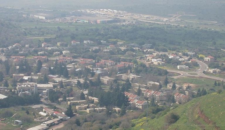 إحدى المستوطنات بالجولان المحتلة- أرشيفية ترامب وهضبة الجولان المحتلة