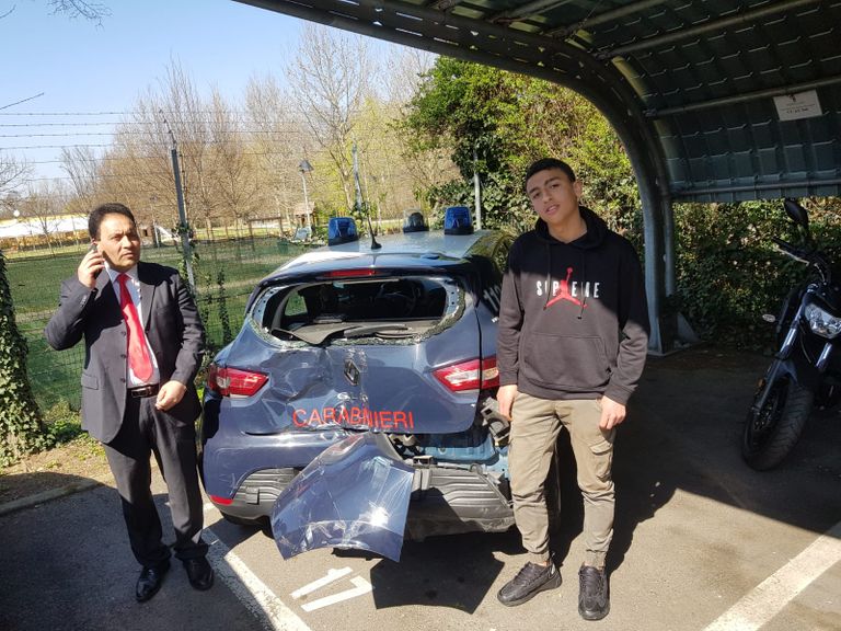 الطفل المصري رامي شحاتة ووالده