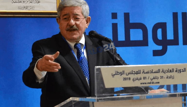 أحمد أويحيى الأمين العام لحزب التجمع الديمقراطي بالجزائر- أرشيفية