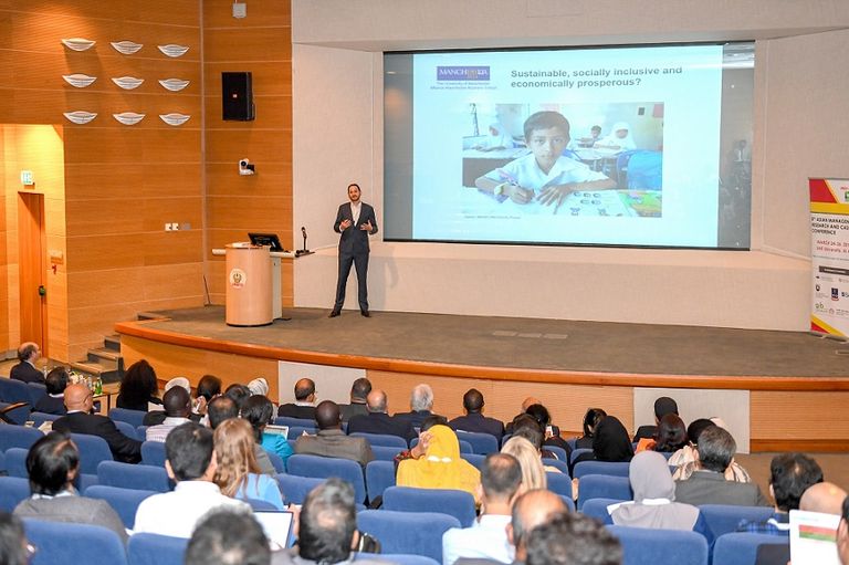 جانب من فعاليات مؤتمر بحوث الإدارة الآسيوية الثامن