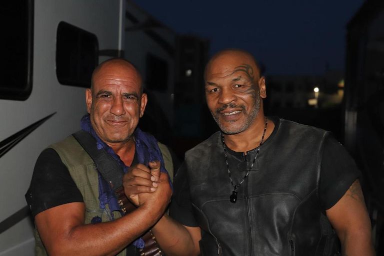 مايك تايسون على ملصق الفيلم