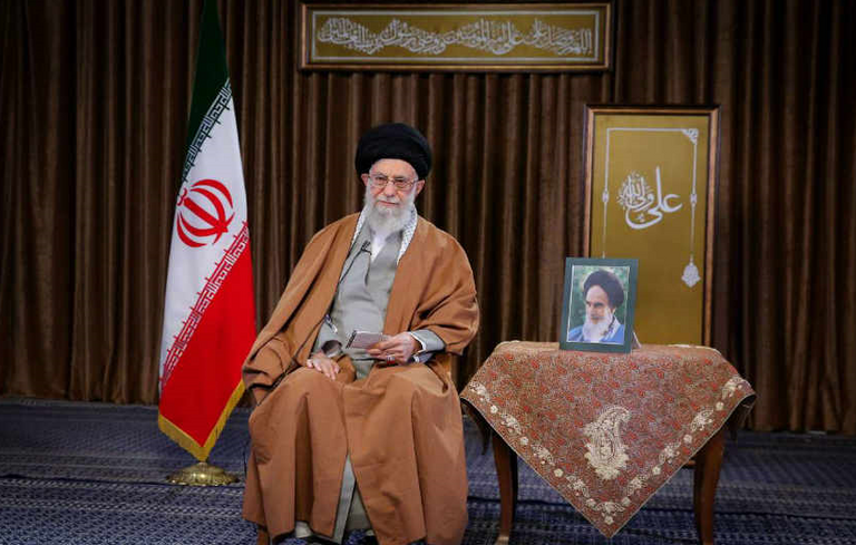 خامنئي خلال رسالة النوروز في العام الفارسي الجديد