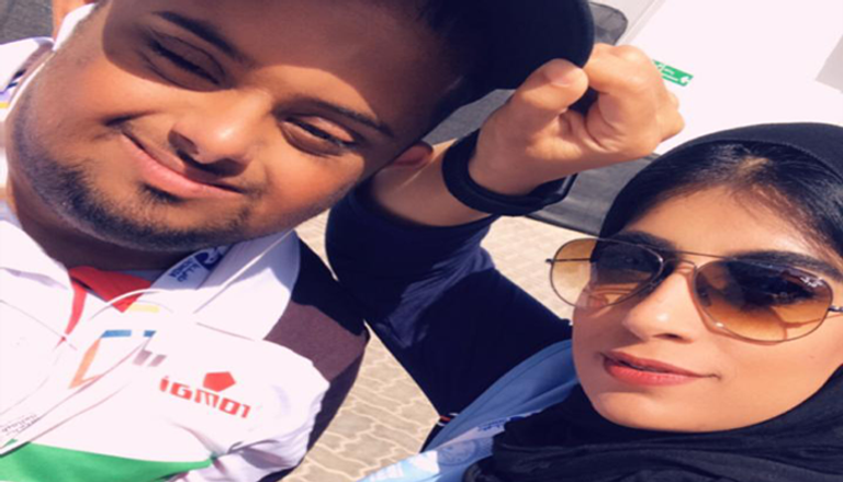 جانب من دور المتطوعين في الأولمبياد الخاص