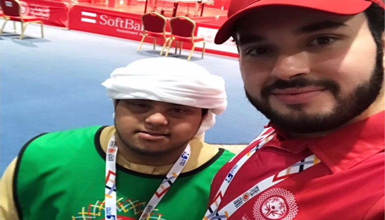 جانب من دور المتطوعين في الأولمبياد الخاص