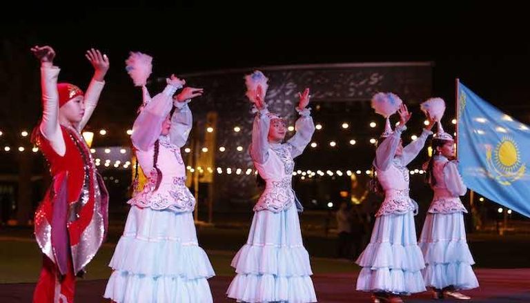 صورة أرشيفية لمهرجان "كالينكا" الدولي في جزيرة العلم