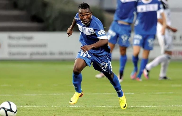 باولن فوافي مهاجم منتخب مدغشقر كأس أمم أفريقيا