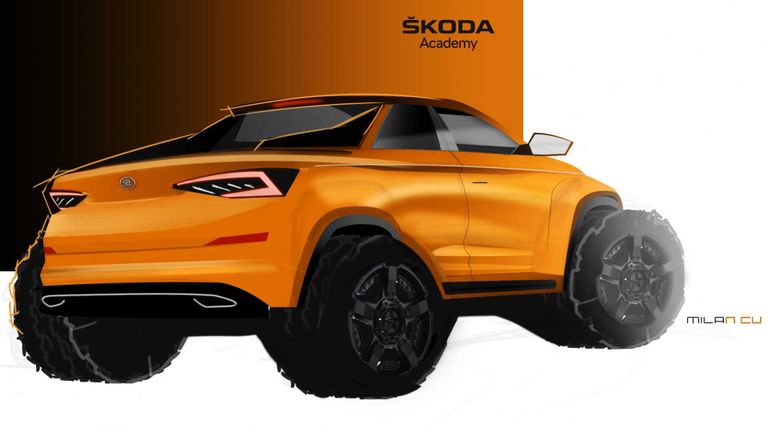 الصورة التشويقية الأولى لشاحنة كودياك Kodiaq