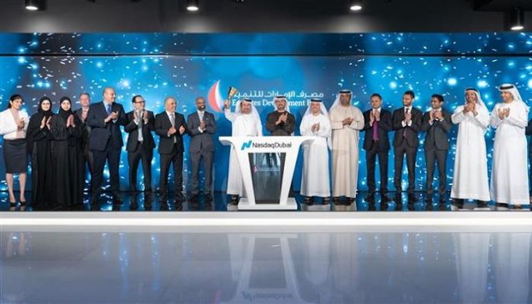 سوق دبي يحتفل بإدراج أول سندات من قبل مصرف الإمارات للتنمية 