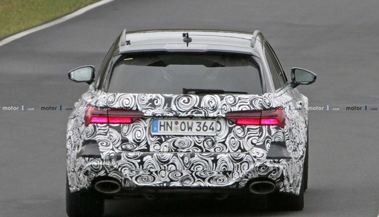 اللقطات الأولى لسيارة أودي"Rs6"