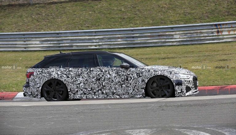 اللقطات الأولى لسيارة أودي"Rs6"