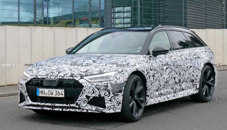 اللقطات الأولى لسيارة أودي"Rs6"