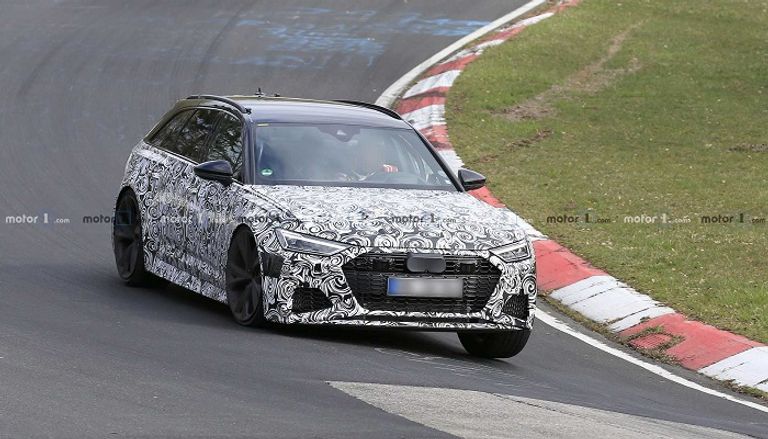 اللقطات الأولى لسيارة أودي"Rs6"