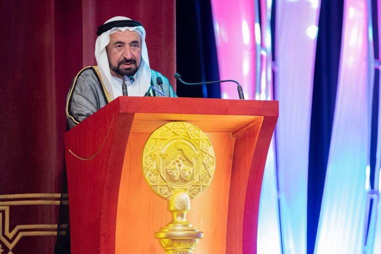 حاكم الشارقة يشهد حفل ختام الدورة الـ"29" من أيام الشارقة المسرحية