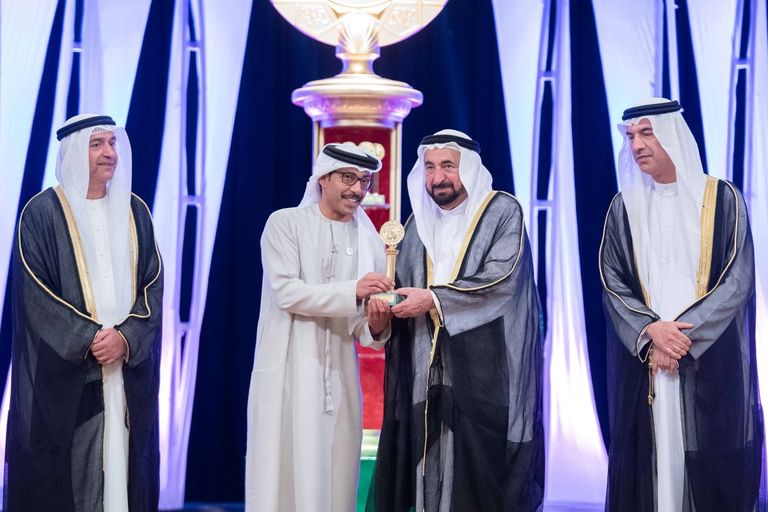 حاكم الشارقة يشهد حفل ختام الدورة الـ"29" من أيام الشارقة المسرحية