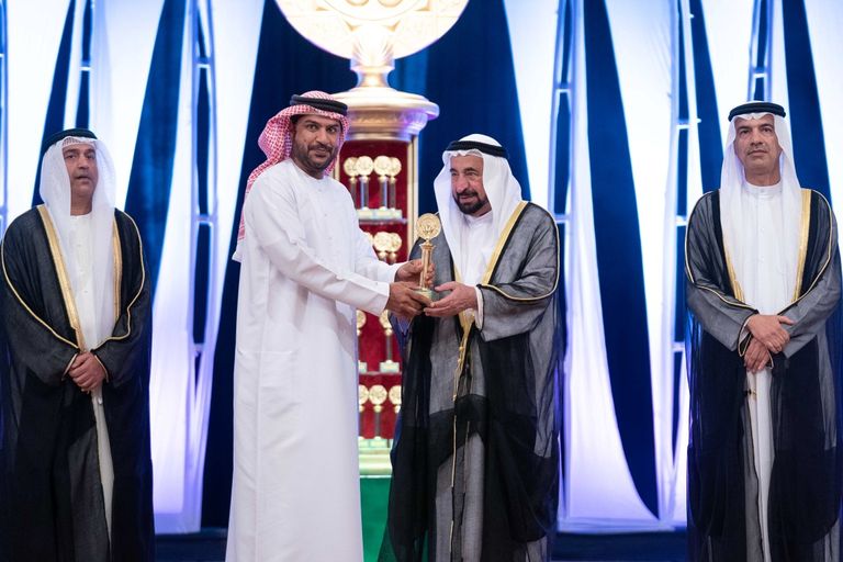 حاكم الشارقة يشهد حفل ختام الدورة الـ"29" من أيام الشارقة المسرحية