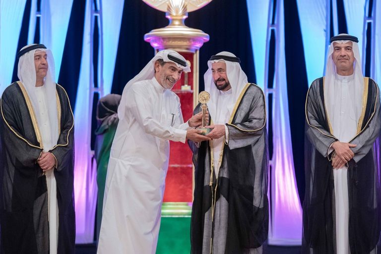 حاكم الشارقة يشهد حفل ختام الدورة الـ"29" من أيام الشارقة المسرحية