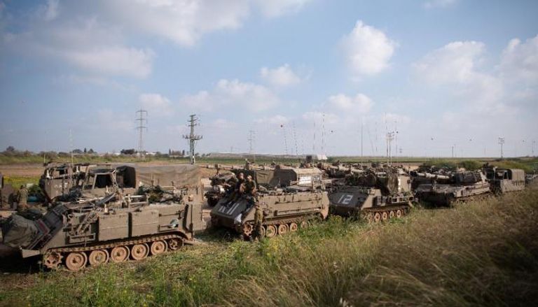 حشود عسكرية إسرائيلية على حدود غزة