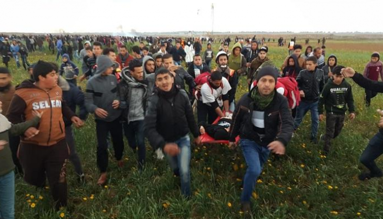 حشود عسكرية إسرائيلية على حدود غزة