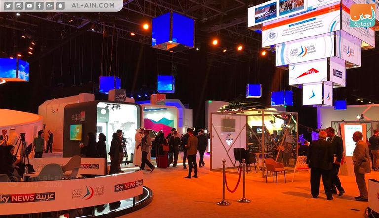 الشيخ محمد بن راشد آل مكتوم في ختام منتدى الإعلام العربي