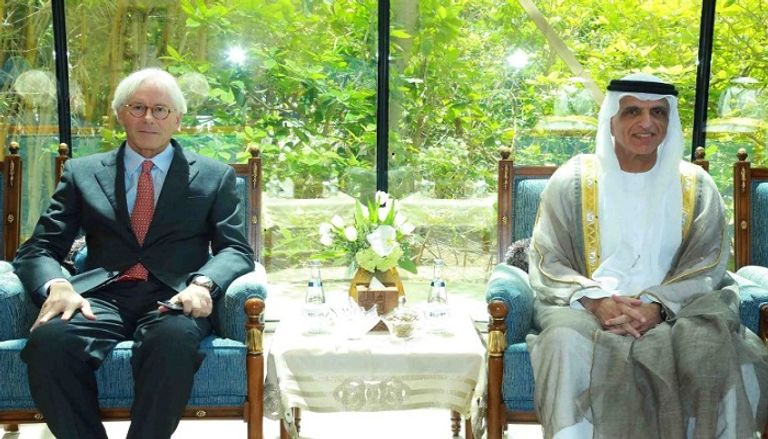 حاكم رأس الخيمة يستقبل رئيس مجموعة العمل بالاتحاد الأوروبي