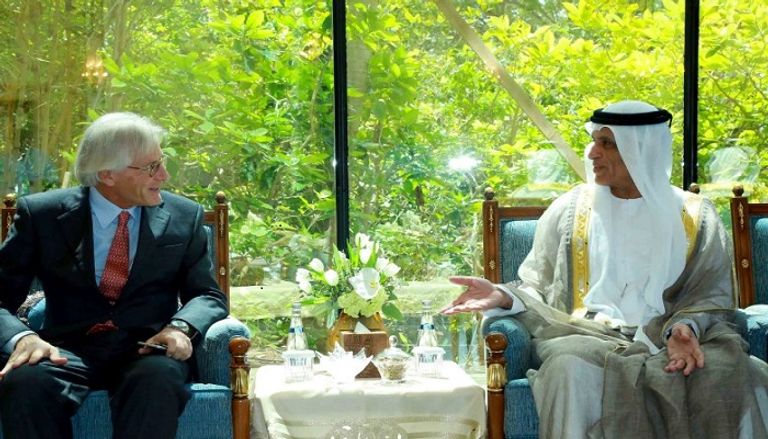 حاكم رأس الخيمة يستقبل رئيس مجموعة العمل بالاتحاد الأوروبي