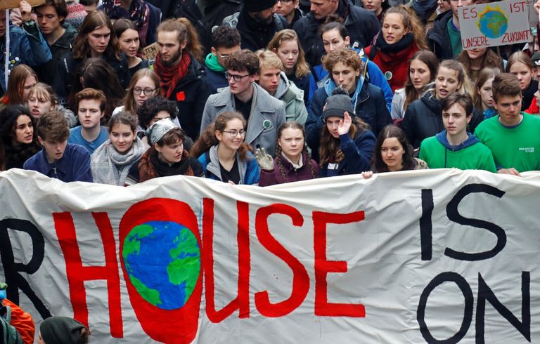 مسيرة شبابية من أجل المناخ في برلين