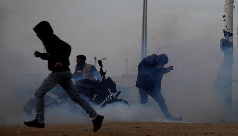 مواجهات في غزة على الحدود مع إسرائيل