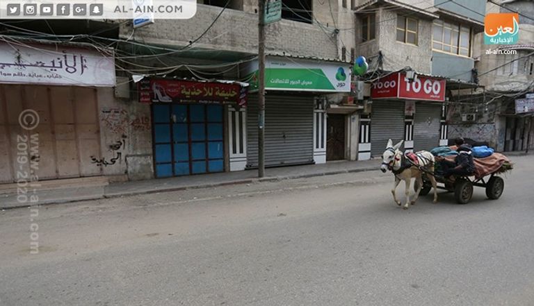 ملامح الإضراب في غزة مع بدء مليونية الأرض