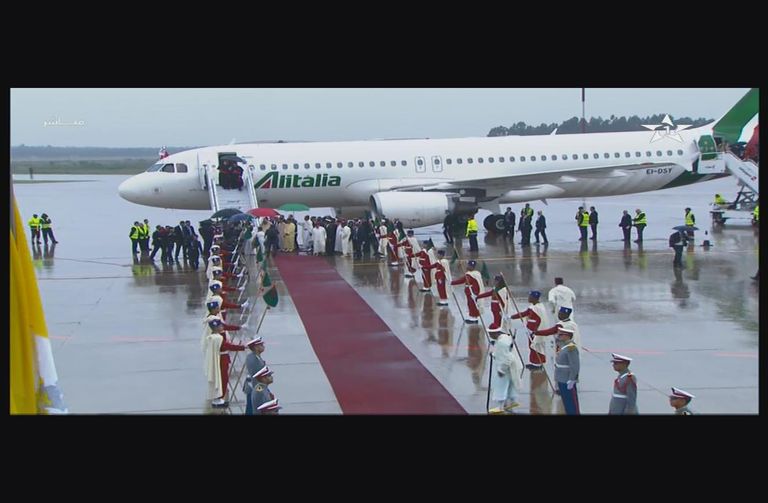 البابا فرنسيس والعاهل المغربي