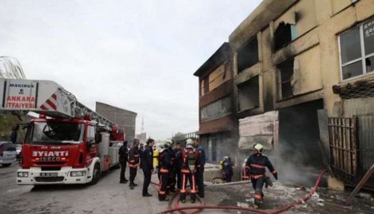 مقتل 5 أفغان بحريق في أنقرة