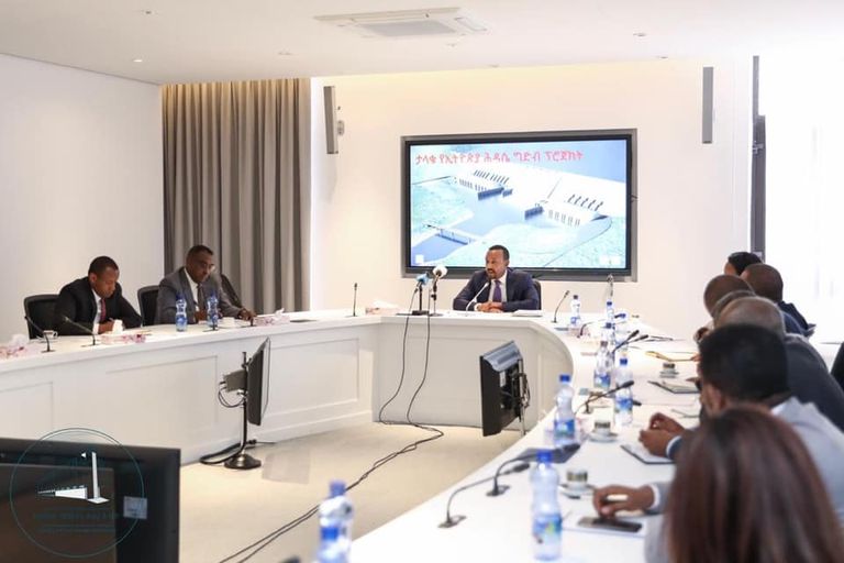 اجتماع لبحث حول سير عملية بناء سد النهضة