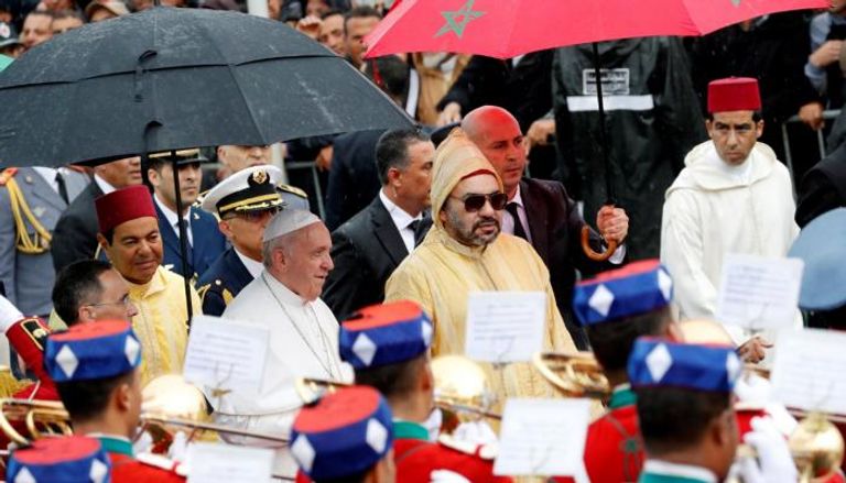 العاهل المغربي يستقبل قداسة البابا فرنسيس