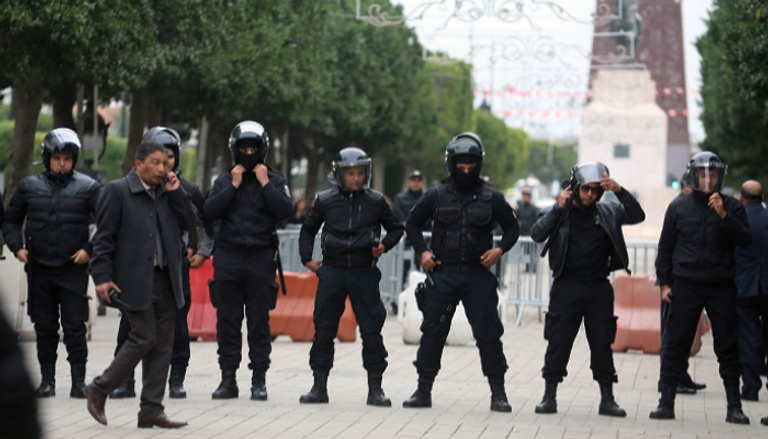 عناصر من الشرطة التونسية- أرشيفية