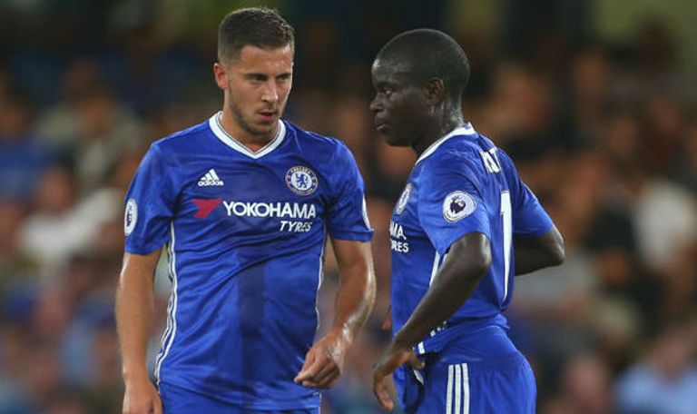 نجولو كانتي وإيدين هازارد