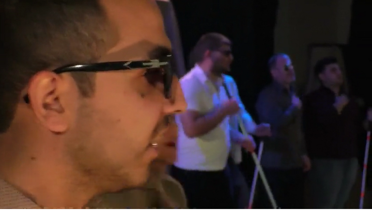 جانب من العرض المسرحي