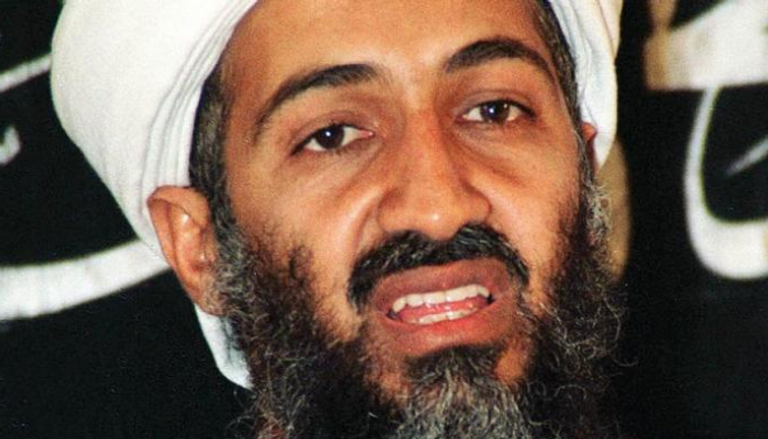 أسامة بن لادن مؤسس تنظيم القاعدة الإرهابي