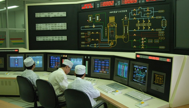 إحدى محطات الطاقة النووية في الصين - أرشيف