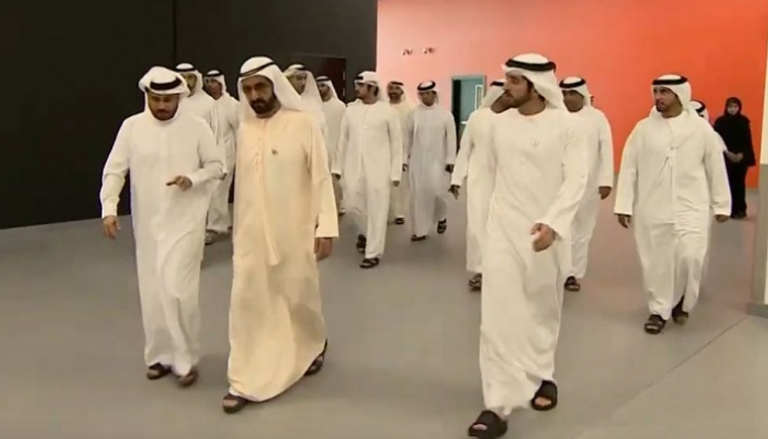 محمد بن راشد يطلع على مكونات الصالة المغطاة الأولى في أرينا دبي
