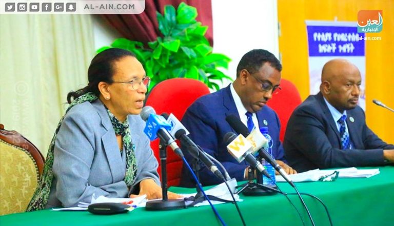 مديرة المجلس الوطني لتنسيق المشاركة العامة لدعم مشروع سد النهضة رومان جبري سيلاسي أعمال البناء في سد النهضة- أرشيفية