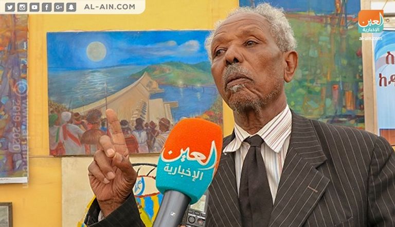 عضو اتحاد المحاربين القدامى مريغتا أمدي أعمال البناء في سد النهضة- أرشيفية