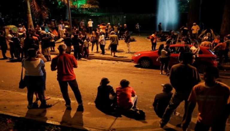 مظاهرات في فنزويلا بسبب الكهرباء 