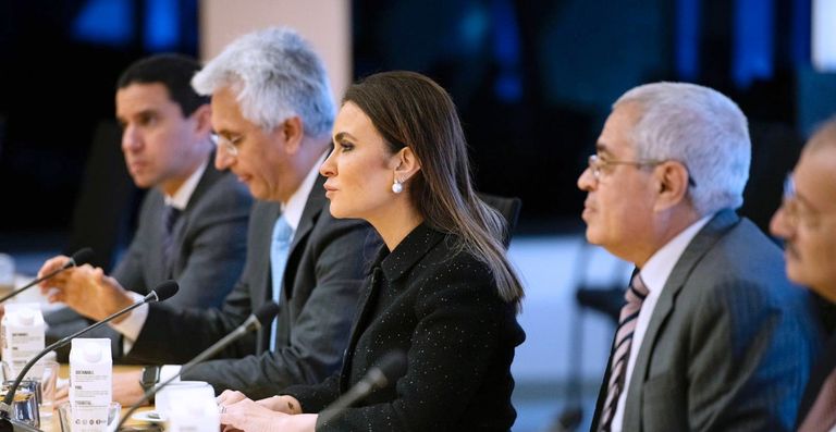 جانب من مباحثات الوفد المصري مع البنك الدولي في واشنطن